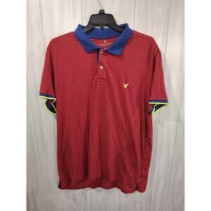 American Eagle Outfitters Slim Fit 3XL Men's Polo Preppy Embroidered Casual